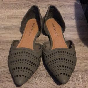 Olive Green Madden Girl Flats